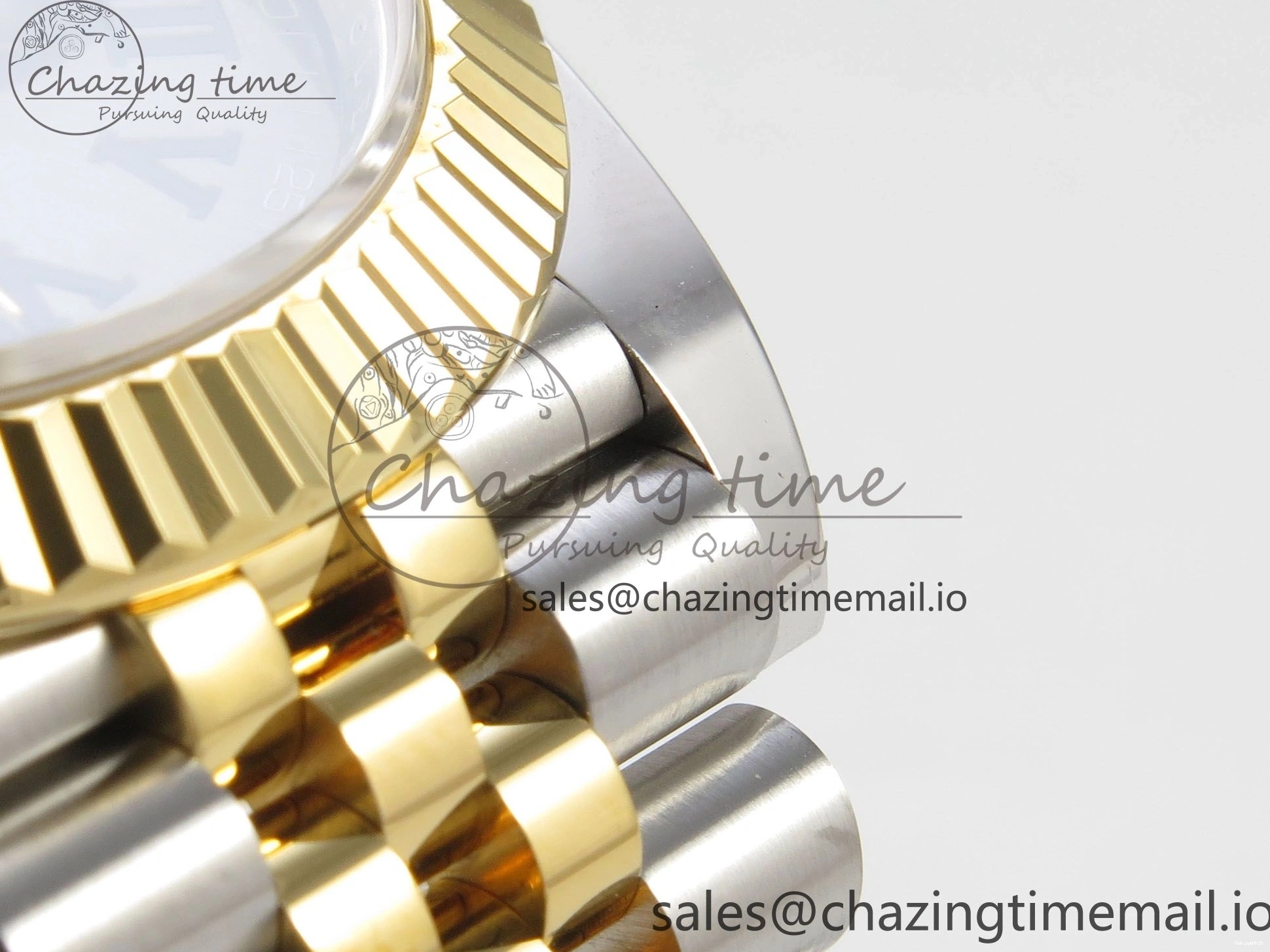 SS Edition Best Roman 1:1 DateJust Jubilee Bracelet Dial Gray 126333 (Weighted) 41 SH3235 ARF on YG 1228